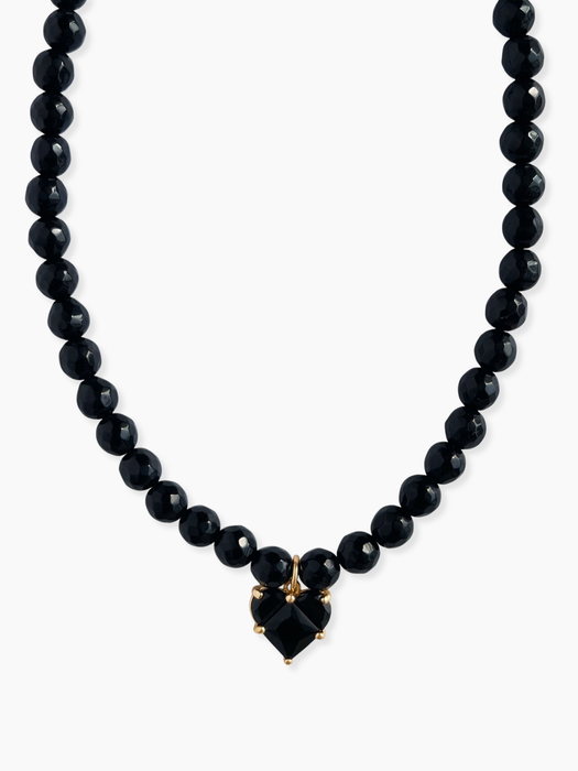 Midnight Heart Necklace