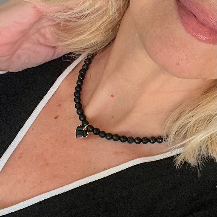 Midnight Heart Necklace