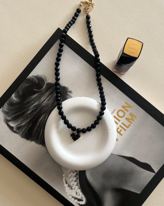 Midnight Heart Necklace