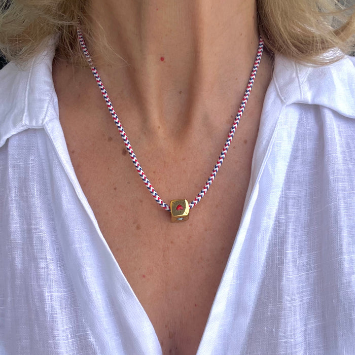 Summer Cube Necklace