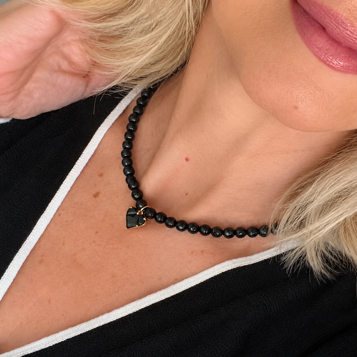 Midnight Heart Necklace